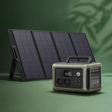 600W Solar Ready Portable Power Station – 299Wh LiFePO4 Emergency Backup Power