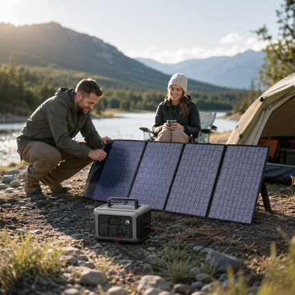 600W Solar Ready Portable Power Station – 299Wh LiFePO4 Emergency Backup Power