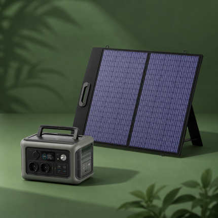 600W Solar Ready Portable Power Station – 299Wh LiFePO4 Emergency Backup Power